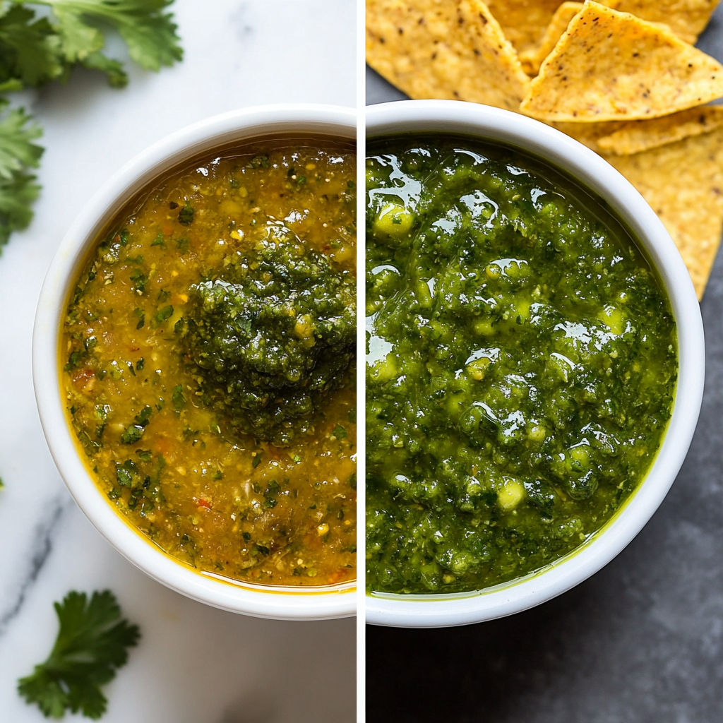 What is the Difference Between Salsa Mexicana and Salsa Verde
