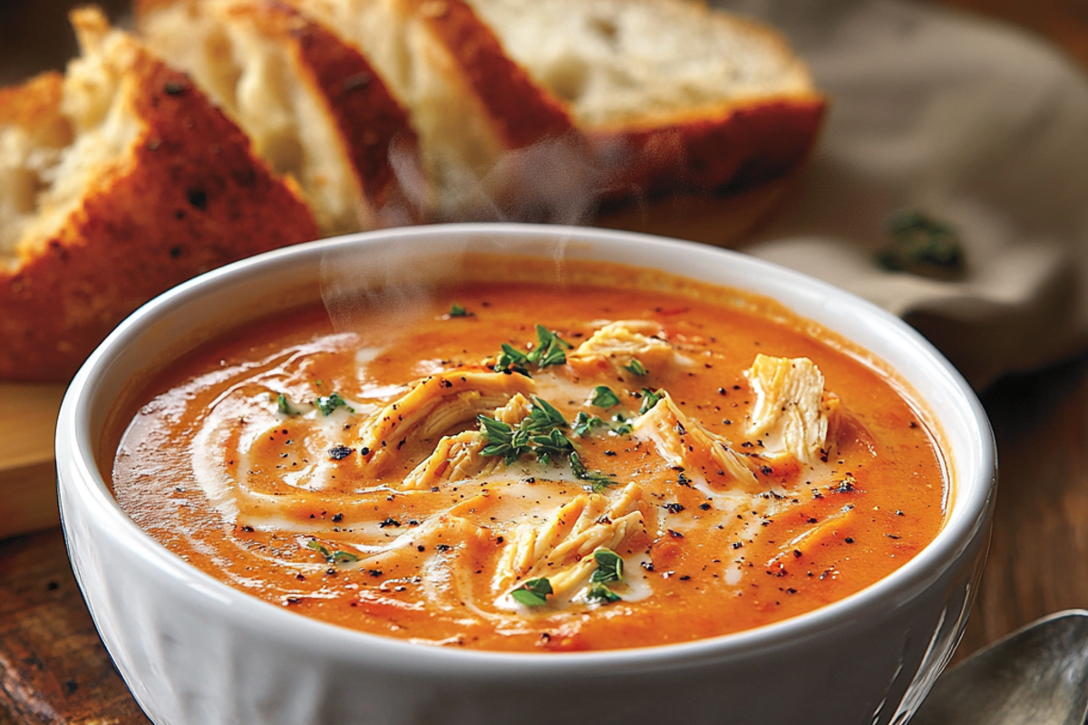 smoky chicken tomato bisque recipe