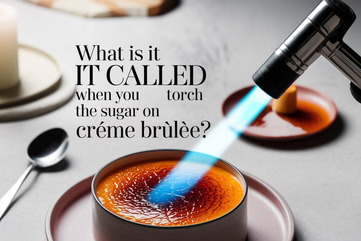 What is it Called When You Torch the Sugar on Crème Brûlée