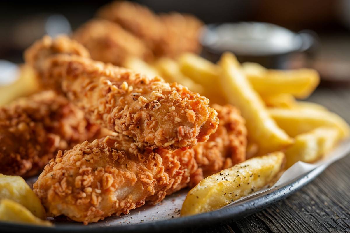 chicken tenders and fries Felicity Recipes