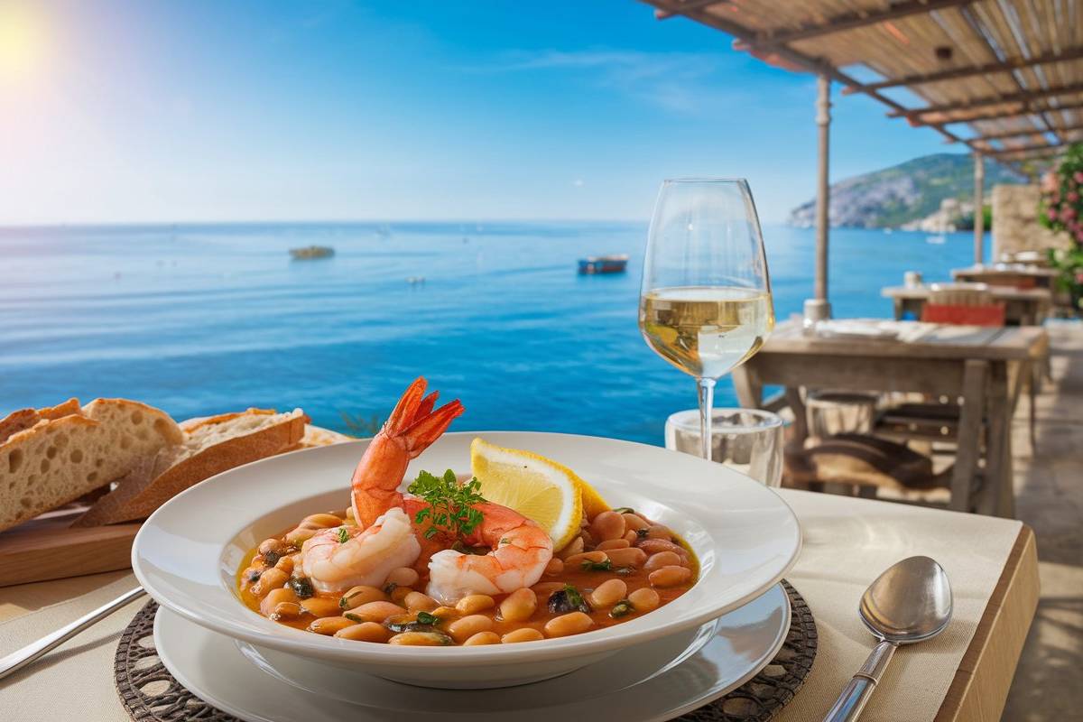 lemony shrimp and bean stew Felicity Recipes