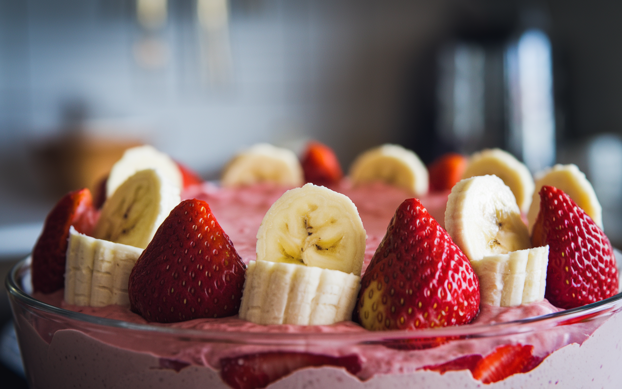 strawberry banana pudding