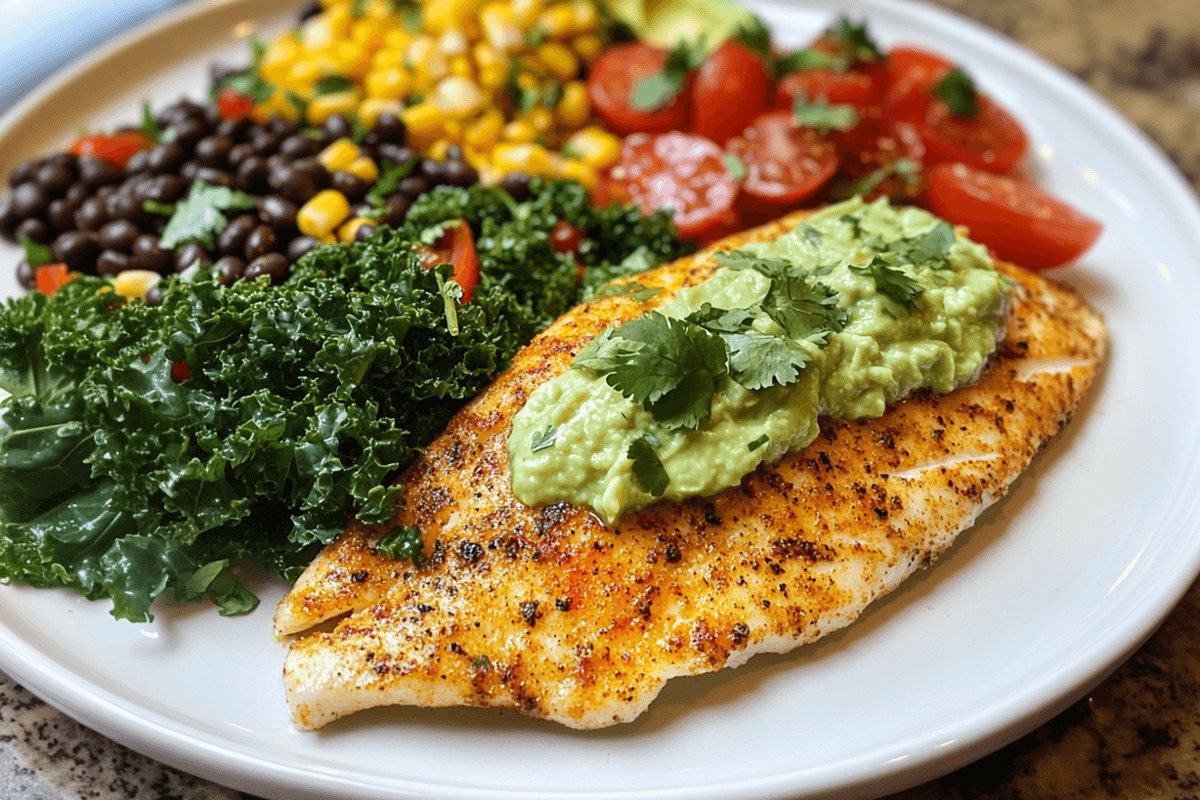 Felicity_recipes_Chili_Lime_Baked_Tilapia_with_a_golden_crust_topped